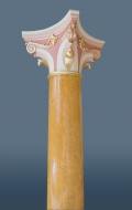 Scagliola column with gilded details ( 11 / 11 ) 