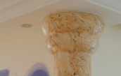 Scagliola column capital detail ( 2 / 2 ) 