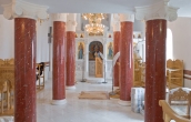 Completed installation of scagliola columns ( 1 / 5 )